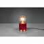 LED Tafellamp - Tafelverlichting - Trion Juda - E27 Fitting - Rond - Mat Rood - Fluweel 4