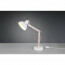 LED Tafellamp - Tafelverlichting - Trion Komo - E27 Fitting - Rond - Mat Wit - Aluminium 4