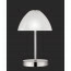 LED Tafellamp - Tafelverlichting - Trion Quno - 2W - Warm Wit 3000K - Rond - Mat Nikkel - Aluminium 2