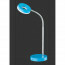 LED Tafellamp - Tafelverlichting - Trion Renny - 4W - Warm Wit 3000K - Rond - Mat Blauw - Aluminium 2