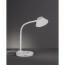 LED Tafellamp - Trion Berony - 3W - Warm Wit 3000K - Rond - Flexibele Arm - Mat Wit - Kunststof 2