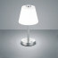 LED Tafellamp - Trion Emaro - 4W - Warm Wit 3000K - Dimbaar - Rond - Mat Nikkel - Aluminium 2