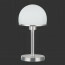 LED Tafellamp - Trion Josa - E27 Fitting - 1-lichts - Dimbaar - Rond - Mat Nikkel - Aluminium 2