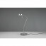 LED Tafellamp - Trion Monzino - 12W - Aanpasbare Kleur - Dimbaar - Rond - Mat Nikkel - Aluminium 14