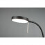 LED Tafellamp - Trion Monzino - 12W - Aanpasbare Kleur - Dimbaar - Rond - Mat Zwart - Aluminium 18