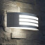 LED Tuinverlichting - Buitenlamp - Manipu 2 - Wand - RVS - E27 - Vierkant 8