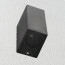 LED Tuinverlichting - Buitenlamp - Prixa Hoptron - Up en Down - GU10 Fitting - Vierkant - Mat Zwart - Aluminium - Philips - CorePro 830 36D - 3.5W - Warm Wit 3000K 6