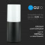 LED Tuinverlichting - Buitenlamp - Viron Hyno - Wand - GU10 Fitting - Rond - Mat Zwart - Aluminium 7