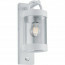 LED Tuinverlichting met Bewegingssensor - Wandlamp Buitenlamp - Trion Semby - E27 Fitting - Rond - Mat Wit - Aluminium 2