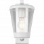 LED Tuinverlichting met Bewegingssensor - Wandlamp - Trion Civonu - E27 Fitting - Spatwaterdicht IP44 - Rond - Mat Wit - Aluminium 2