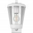 LED Tuinverlichting met Bewegingssensor - Wandlamp - Trion Civonu - E27 Fitting - Spatwaterdicht IP44 - Rond - Mat Wit - Aluminium 7