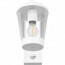 LED Tuinverlichting met Bewegingssensor - Wandlamp - Trion Civonu - E27 Fitting - Spatwaterdicht IP44 - Rond - Mat Wit - Aluminium 8
