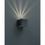LED Tuinverlichting - Tuinlamp - Trion Corby - Wand - 4W - Mat Zwart - Aluminium 3