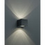 LED Tuinverlichting - Tuinlamp - Trion Corby - Wand - 4W - Mat Zwart - Kunststof 4