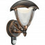LED Tuinverlichting - Tuinlamp - Trion Grichto - Wand - Bewegingssensor - 6W - Antiek Roestkleur - Aluminium