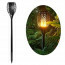 LED Tuinverlichting - Vloerlamp - Facto Torky - Staand - Zonne-energie - 1.5W - Warm Wit 2200K - Mat Zwart - Kunststof 3