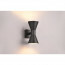 LED Tuinverlichting - Wandlamp Buitenlamp - Trion Ardis Up and Down - GU10 Fitting - Spatwaterdicht IP44 - Rond - Mat Zwart - Aluminium 7