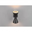 LED Tuinverlichting - Wandlamp Buitenlamp - Trion Ardis Up and Down - GU10 Fitting - Spatwaterdicht IP44 - Rond - Mat Zwart - Aluminium 9