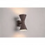 LED Tuinverlichting - Wandlamp Buitenlamp - Trion Ardis Up and Down - GU10 Fitting - Spatwaterdicht IP44 - Rond - Roestkleur - Aluminium 7