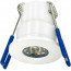 LED Veranda Spot - 3W - Natuurlijk Wit 4000K - Dimbaar - Waterdicht IP65 - Inbouw - Rond - Mat Wit - Aluminium - 12V