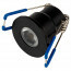LED Veranda Spot - 3W - Natuurlijk Wit 4000K - Dimbaar - Waterdicht IP65 - Inbouw - Afstandsbediening - Rond - Mat Zwart - Aluminium - 12V