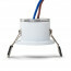 LED Veranda Spot Verlichting - 1W - Warm Wit 3000K - Inbouw - Rond - Mat Wit - Aluminium - Ø31mm 3