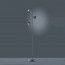 LED Vloerlamp - Trion Baston - GU10 Fitting - 3-lichts - Rond - Mat Zwart - Aluminium 2
