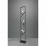 LED Vloerlamp - Trion Bula - E27 Fitting - Vierkant - Mat Zwart - Aluminium 3