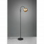 LED Vloerlamp - Trion Flatina - E14 Fitting - Flexibele Arm - Rond - Mat Zwart/Goud - Aluminium 13