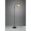 LED Vloerlamp - Trion Flatina - E14 Fitting - Flexibele Arm - Rond - Mat Zwart/Goud - Aluminium 8