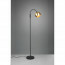 LED Vloerlamp - Trion Flatina - E14 Fitting - Flexibele Arm - Rond - Mat Zwart/Goud - Aluminium 9