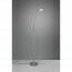 LED Vloerlamp - Trion Monzino - 12W - Aanpasbare Kleur - Dimbaar - Rond - Mat Nikkel - Aluminium 16