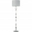 LED Vloerlamp - Trion Ninda - E27 Fitting - 14W - Warm Wit 3000K - Dimbaar - Rond - Mat Nikkel - Aluminium 3