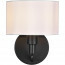 LED Wandlamp - Wandverlichting - Trion Cindy - E27 Fitting - Rond - Mat Zwart - Aluminium 3