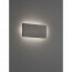 LED Wandlamp - Wandverlichting - Trion Varen - 9W - Warm Wit 3000K - Rechthoek - Mat Zwart - Schiefer 2