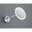 LED Wandlamp - Wandverlichting - Trion Vistas - 3W - Warm Wit 3000K - Rond - Glans Chroom - Aluminium 2