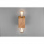 LED Wandspot - Trion Bradlon Up and Down - E27 Fitting - Vierkant - Mat Bruin - Hout 12