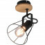 LED Wandspot - Trion Jamina - E27 Fitting - 1-lichts - Rond - Mat Zwart - Aluminium 2