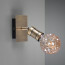 LED Wandspot - Trion Korli - E27 Fitting - 1-lichts - Rond - Mat Brons – Aluminium 5