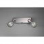 LED Wandspot - Trion Korli - E27 Fitting - 2-lichts - Rond - Mat Nikkel – Aluminium 5