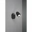 LED Wandspot - Trion Toluno - 3W - Warm Wit 3000K - 1-lichts - Rond - Mat Zwart - Kunststof 3