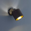 LED Wandspot - Trion Torry - E14 Fitting - 1-lichts - Rond - Mat Zwart - Aluminium/Textiel 2