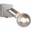 LED Wandspot - Trion Zuncka - E27 Fitting - Vierkant - Mat Nikkel – Aluminium 5