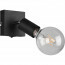 LED Wandspot - Trion Zuncka - E27 Fitting - Vierkant - Mat Zwart - Aluminium 4