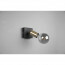 LED Wandspot - Trion Zuncka - E27 Fitting - Vierkant - Mat Zwart/Goud – Aluminium 12