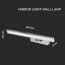 LED Spiegelverlichting - Schilderijverlichting - Viron Quala - 8W - Warm Wit 3000K - Mat Grijs - Aluminium Lijntekening
