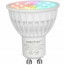 Mi-Light - LED Spot Set GU10 - Smart LED - Wifi LED - Slimme LED - 4W - RGB+CCT - Aanpasbare Kleur - Dimbaar - Pragmi Alpin Pro - Inbouw Rond - Mat Zwart - Kantelbaar Ø92mm 3