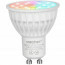 Mi-Light - LED Spot Set GU10 - Smart LED - Wifi LED - Slimme LED - 4W - RGB+CCT - Aanpasbare Kleur - Dimbaar - Pragmi Nivas Pro - Inbouw Vierkant - Mat Zwart - Trimless - Kantelbaar - 150mm 3