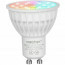 Mi-Light - LED Spot Set GU10 - Smart LED - Wifi LED - Slimme LED - 4W - RGB+CCT - Aanpasbare Kleur - Dimbaar - Pragmi Zano Pro - Inbouw Rond - Mat Zwart/Goud - Kantelbaar - Ø93mm 3