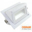 OSRAM - LED Downlight - Inbouw Rechthoek 36W - Warm Wit 3000K - Mat Wit Aluminium - Kantelbaar 230x140mm 2